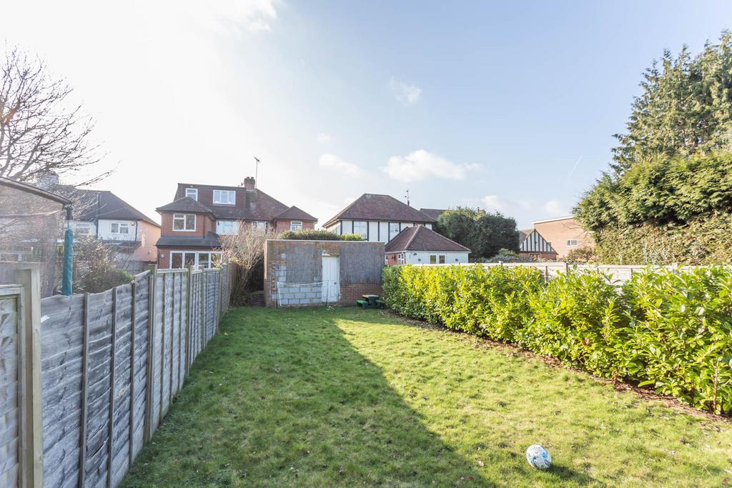 Rear Garden with Outbuilding