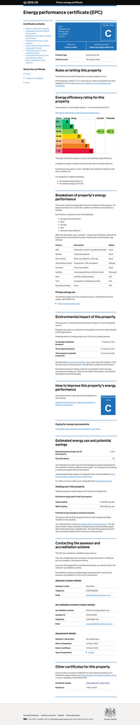 EPC Certificate