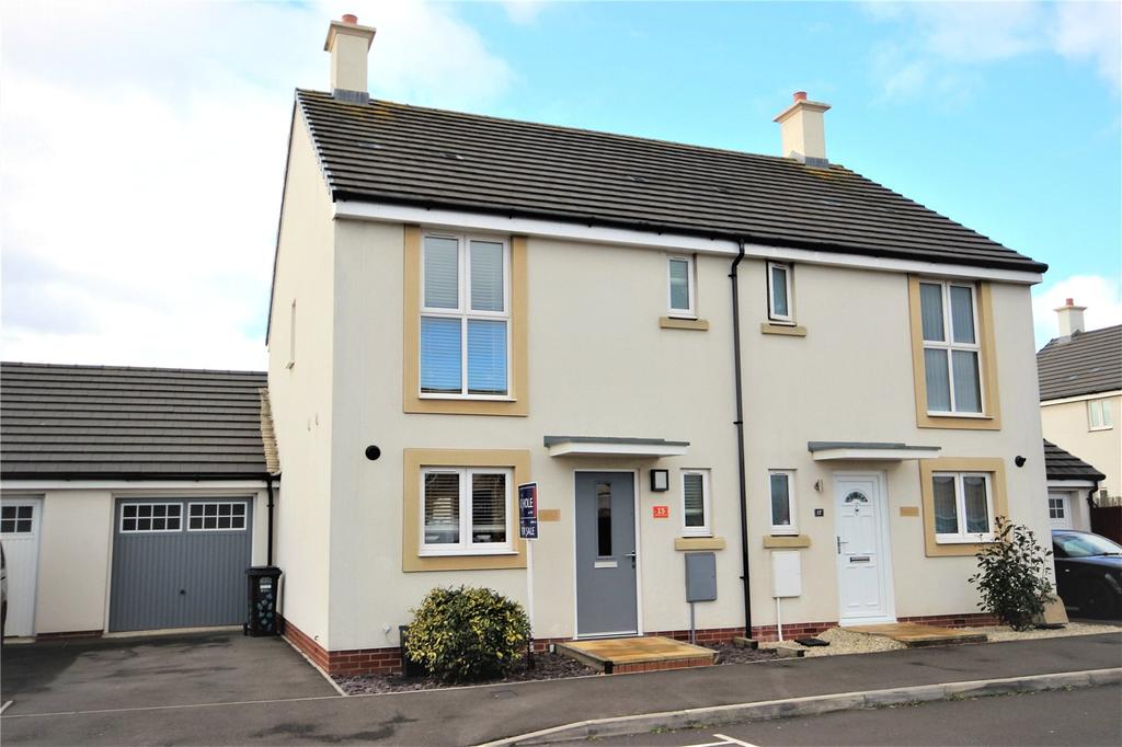 Whitney Crescent, Weston-super-Mare... 3 bed semi-detached house - £270,000