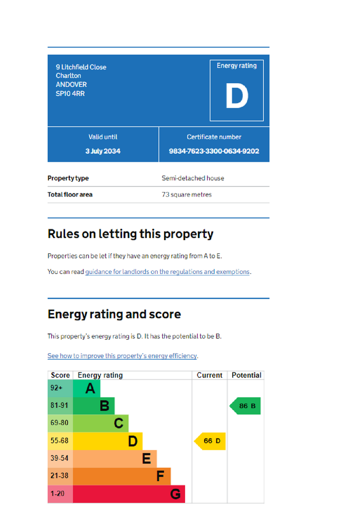 EPC Certificate