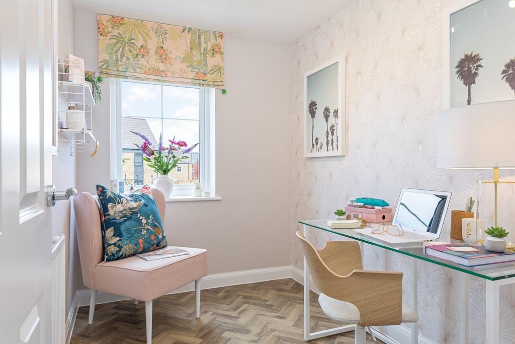 Home office in the Woodcote 4 bedroom home