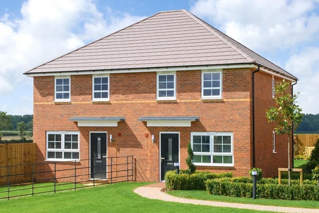 Outside view 3 bedroom Maidstone semi detached home