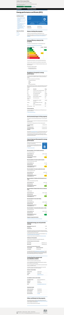 EPC Certificate