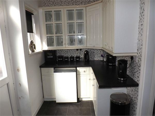 Image of kitchen with cabinet