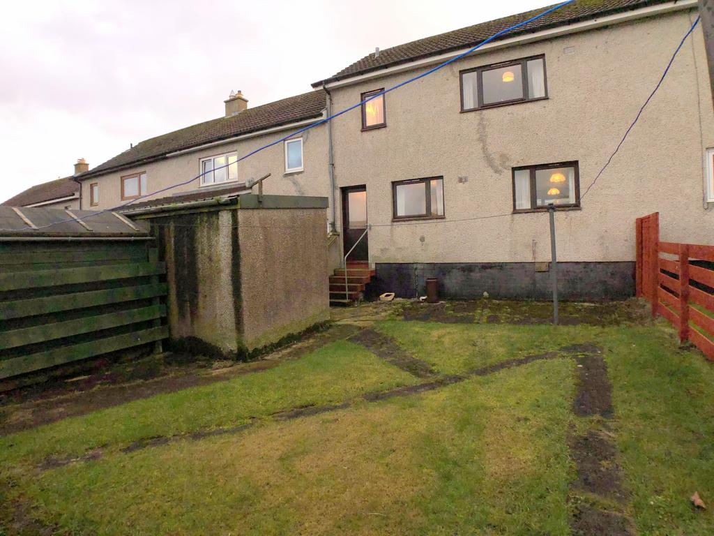 Back of property