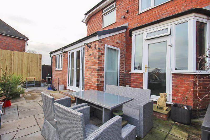 Rear patio