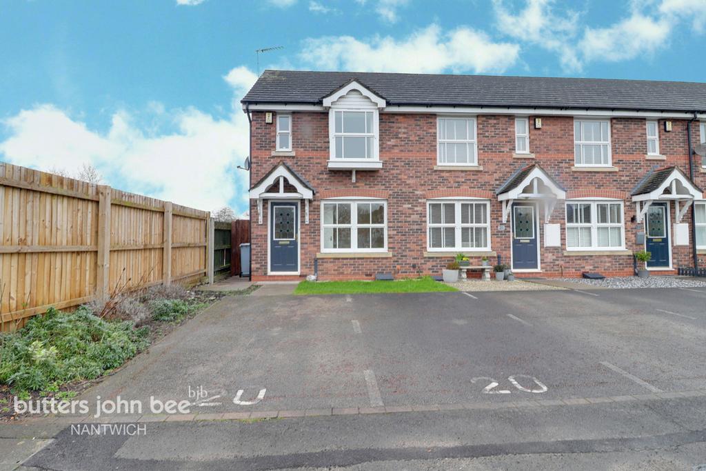 Whitewell Close, Nantwich 2 bed end of terrace house £180,000