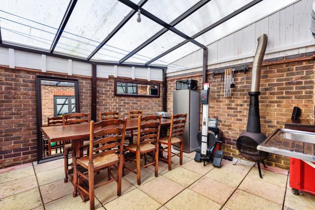 Covered lean to
