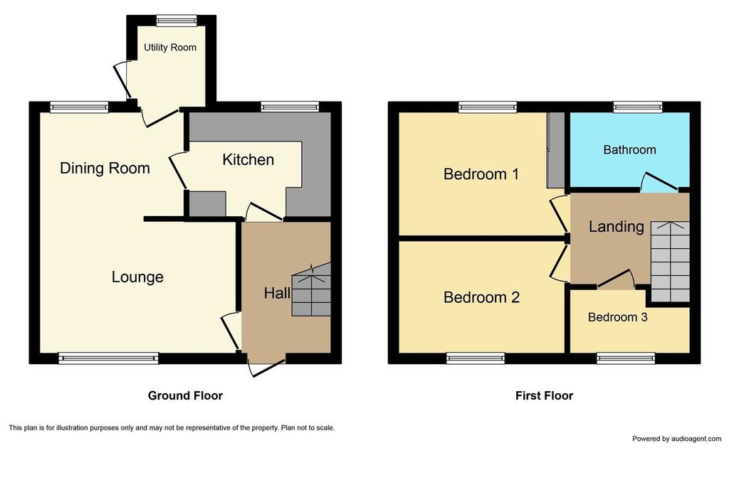 Westmorland Rise, Peterlee, Durham... 3 bed terraced house £550 pcm