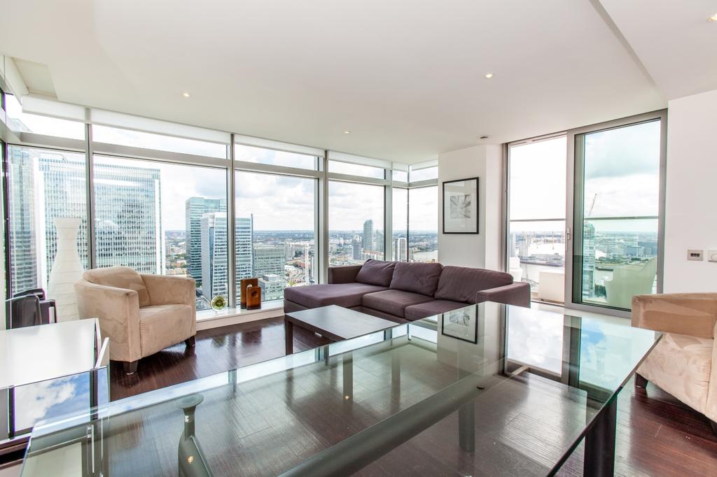 East Tower, Pan Peninsula, Canary Wharf E14 2 bed apartment £3,142
