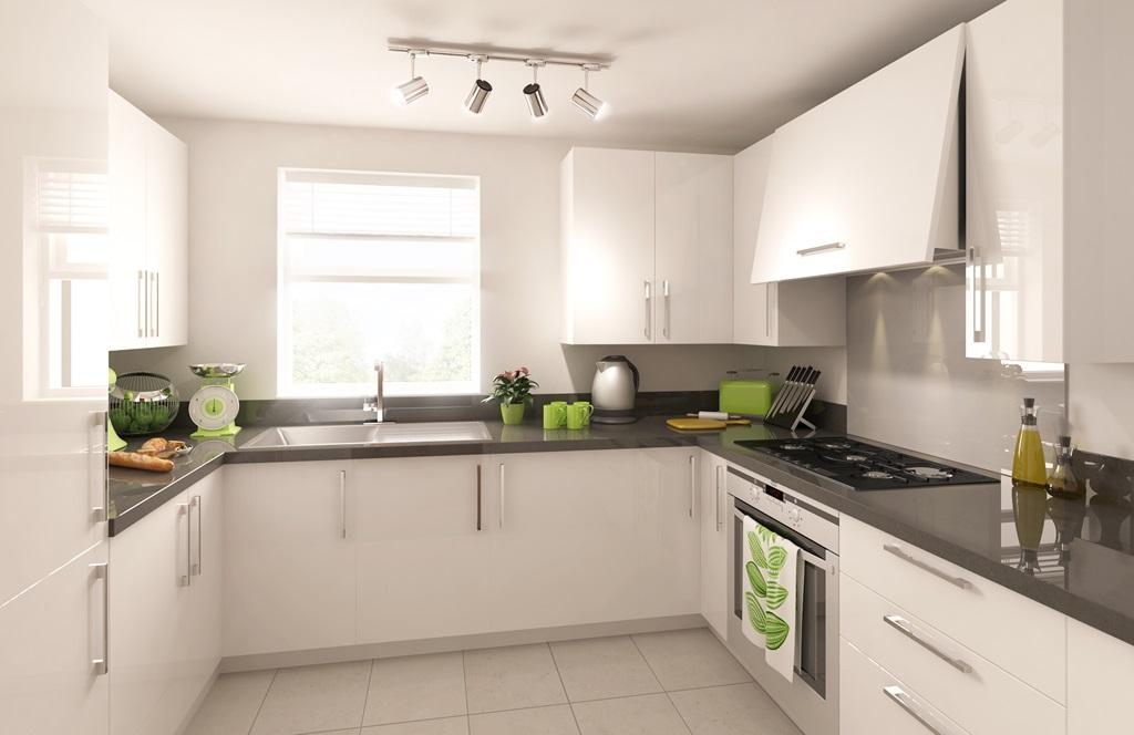 Modern kitchen in the Falkirk 2 bedroom home