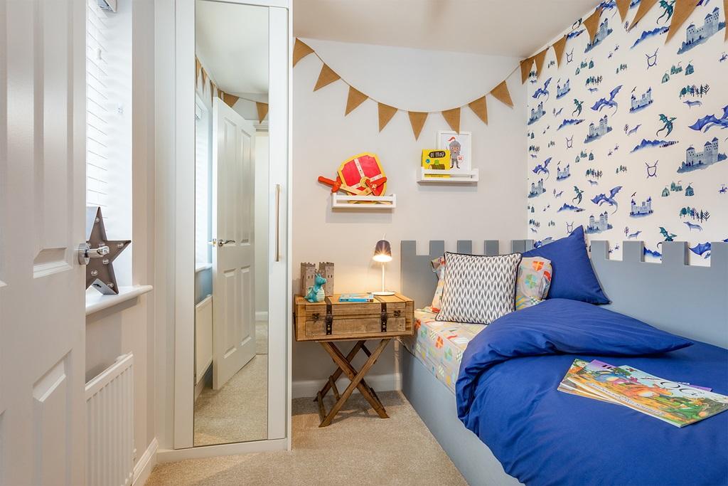 Single bedroom/home office in the Alderney 4 bedroom home