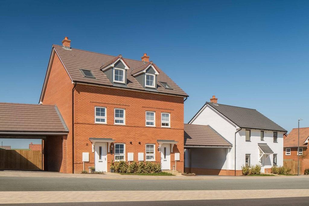 Barratt Homes St Rumbold's Fields Street Scene May 2021 H767801