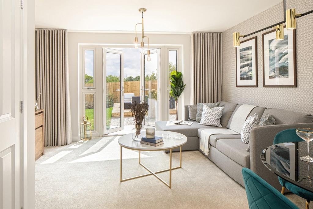 Somer Lounge with French doors to the garden