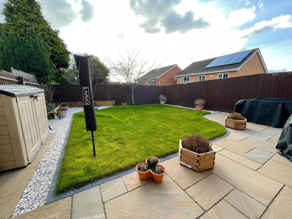 Rear garden