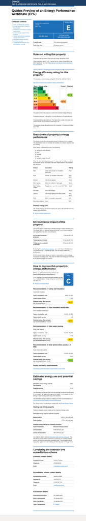 EPC Certificate