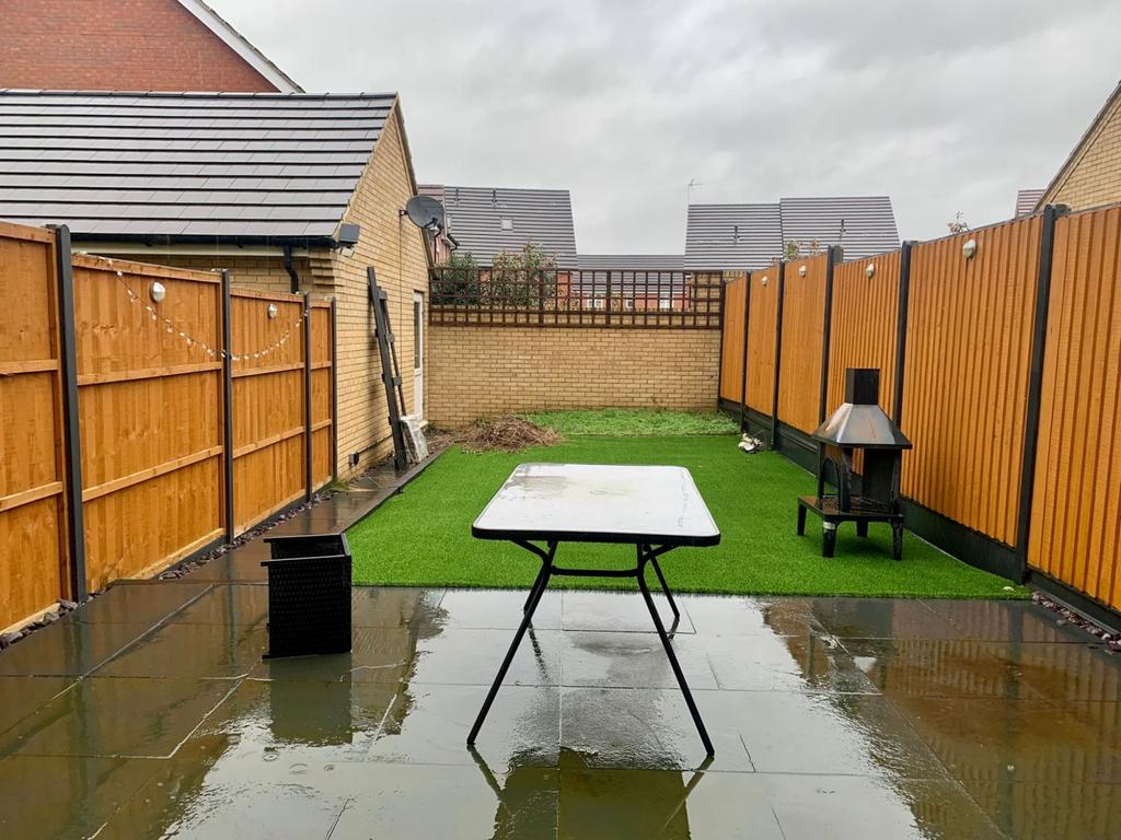 Rear garden