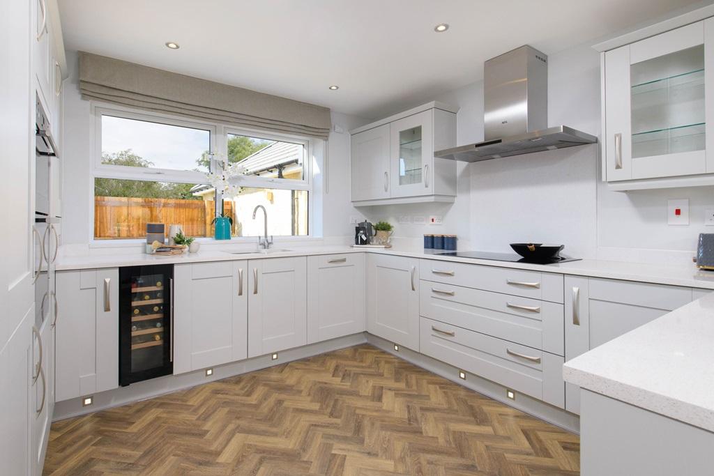 Open-plan kitchen in Avondale style home