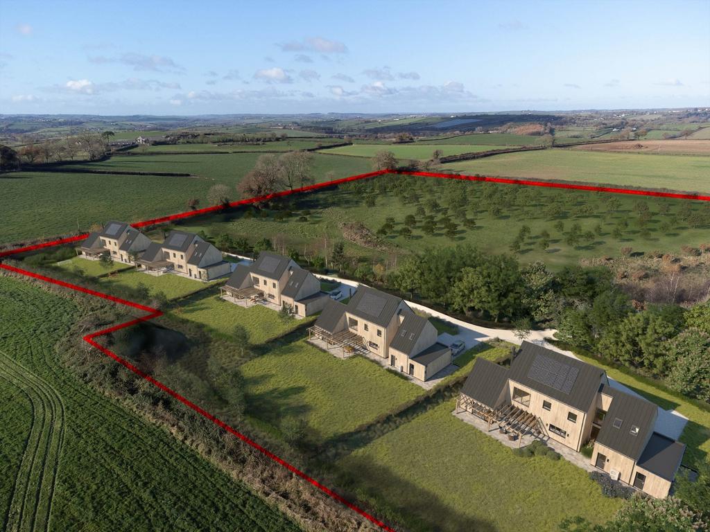 Houses &amp; Field Cgi