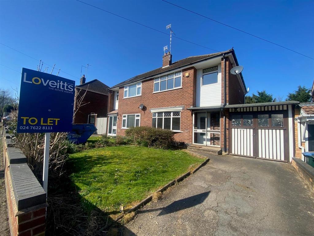 Ivybridge Road, Styvechale, Coventry, West Midlands,CV3 5PF 3 bed semi