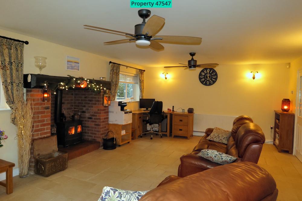 Lounge with French Door access to back garden