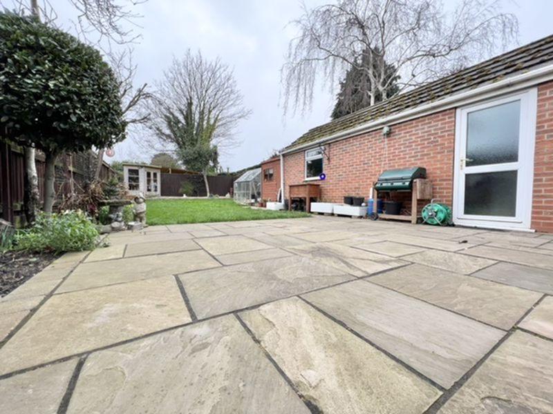 Patio to rear garden