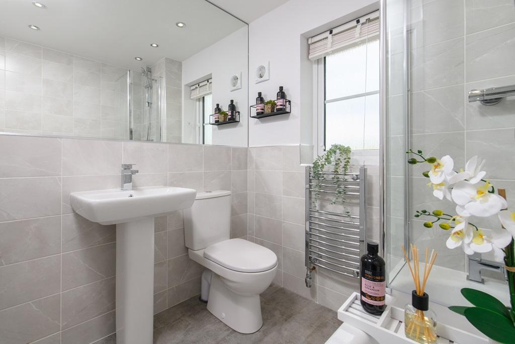 Inside view 3 bedroom Denby main bathroom