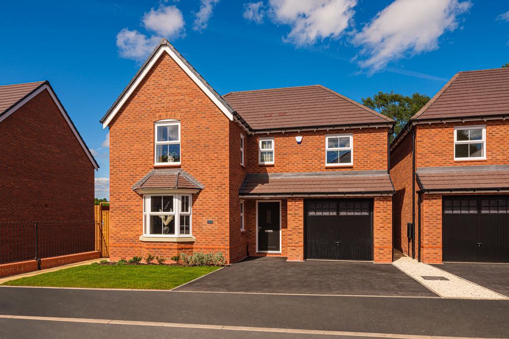 Brick detached Exeter Show Home at Doseley Park