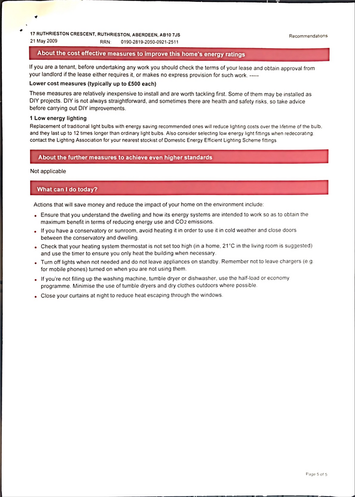 EPC Certificate