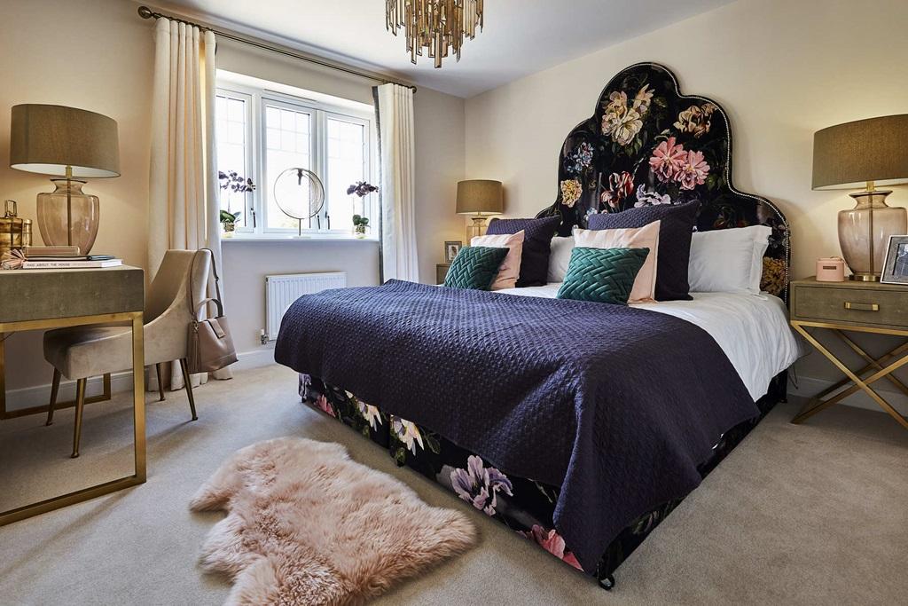 King-size bedroom with ample storage