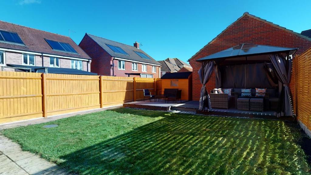 Rear garden