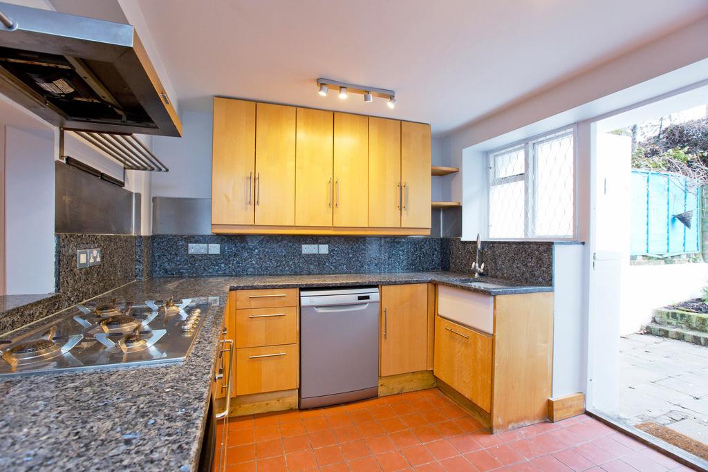 Fitted Kitchen through to Garden