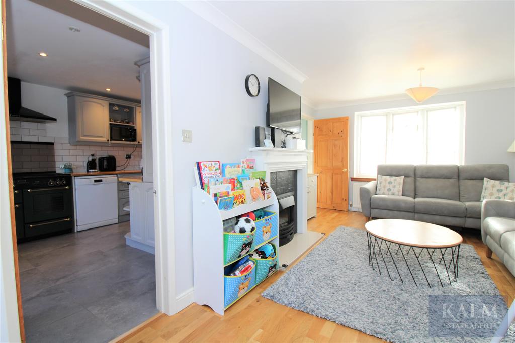 Lounge into kitchen