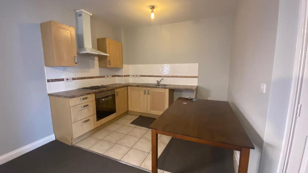 Open plan kitchen area