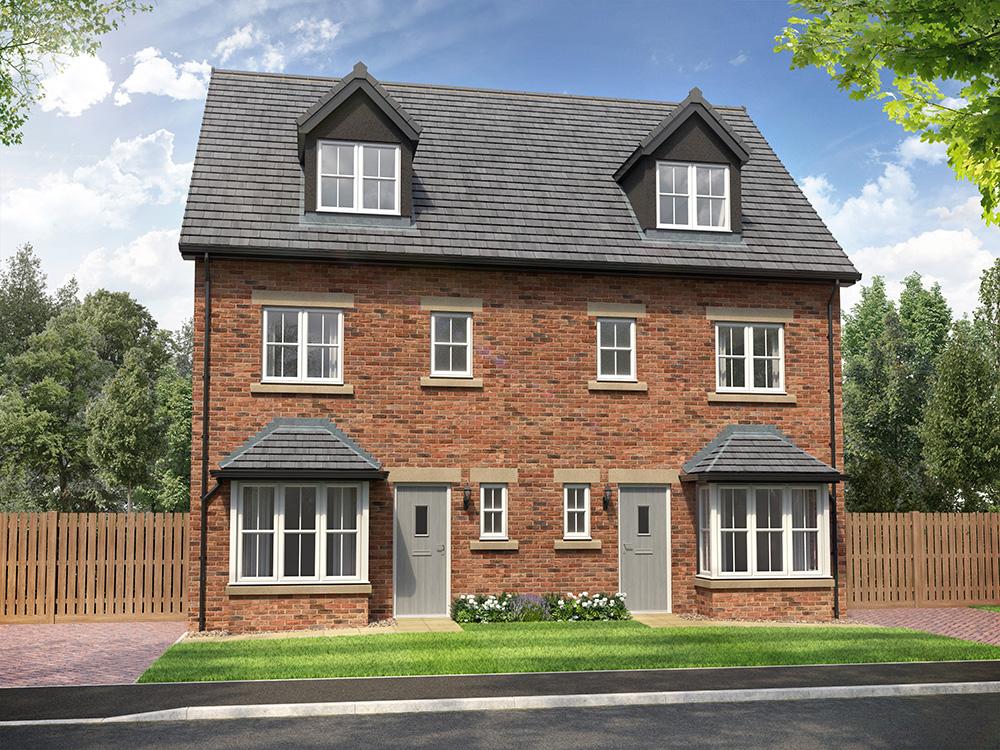 External CGI of 4-bedroom Emmerson