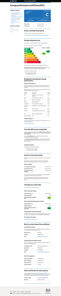 EPC Certificate