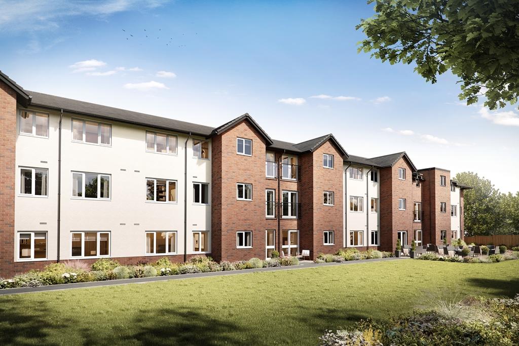 Brideoake Court, Standish - Rear Exterior (Artist Impression)