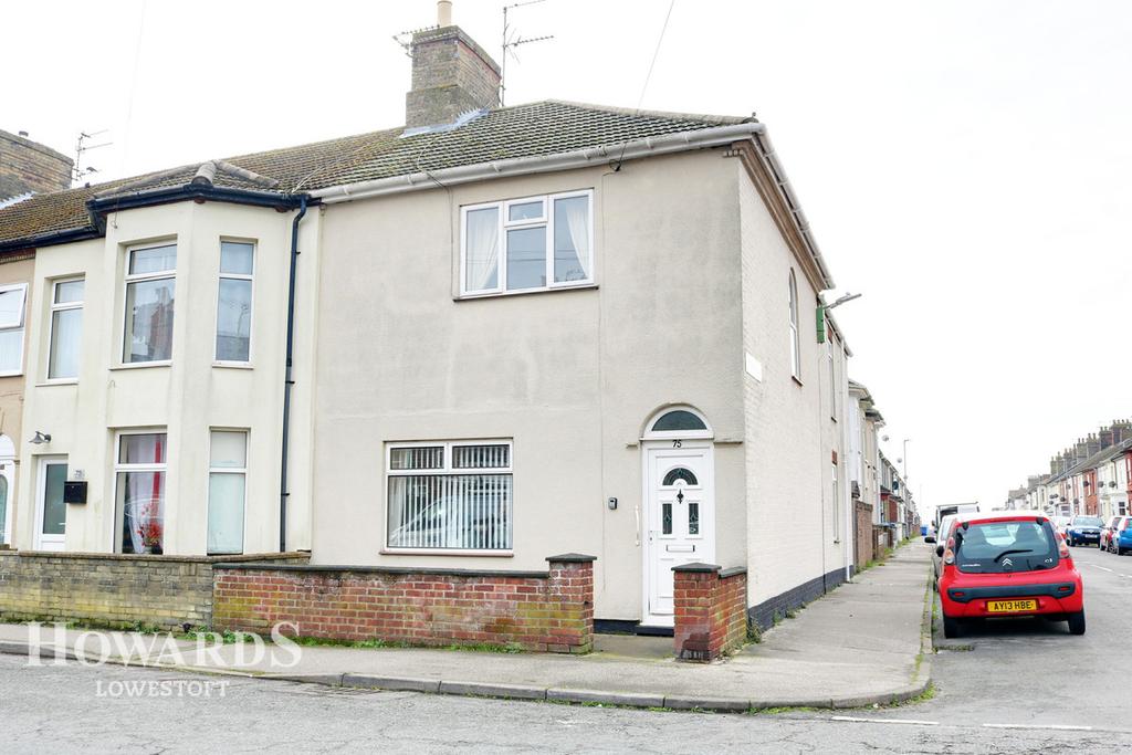 St Margarets Road, Lowestoft 3 bed end of terrace house £170,000