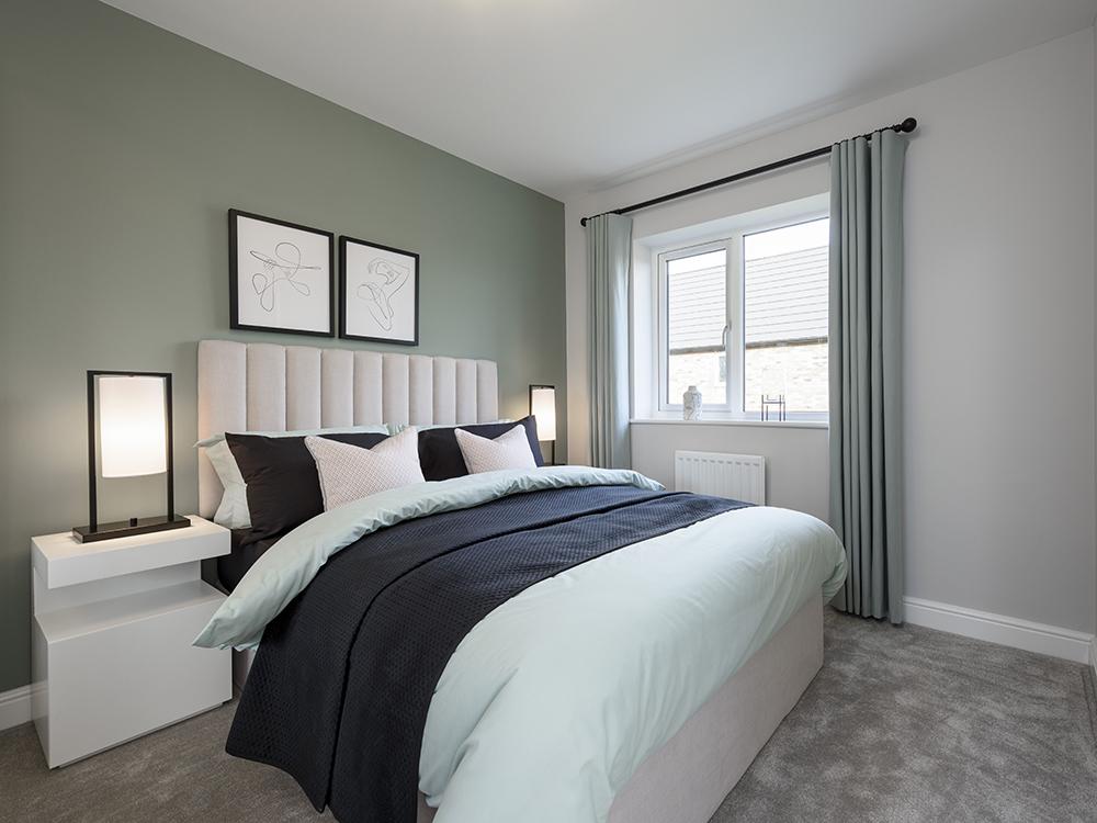 Stylish second double bedroom