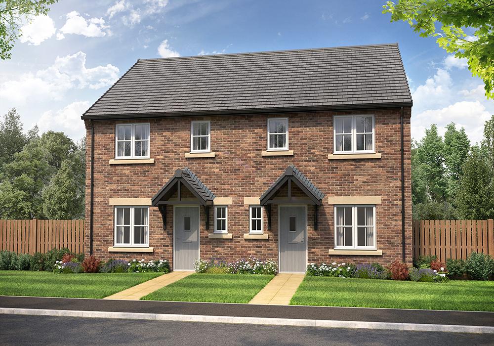 External CGI of 3-bedroom Fraser