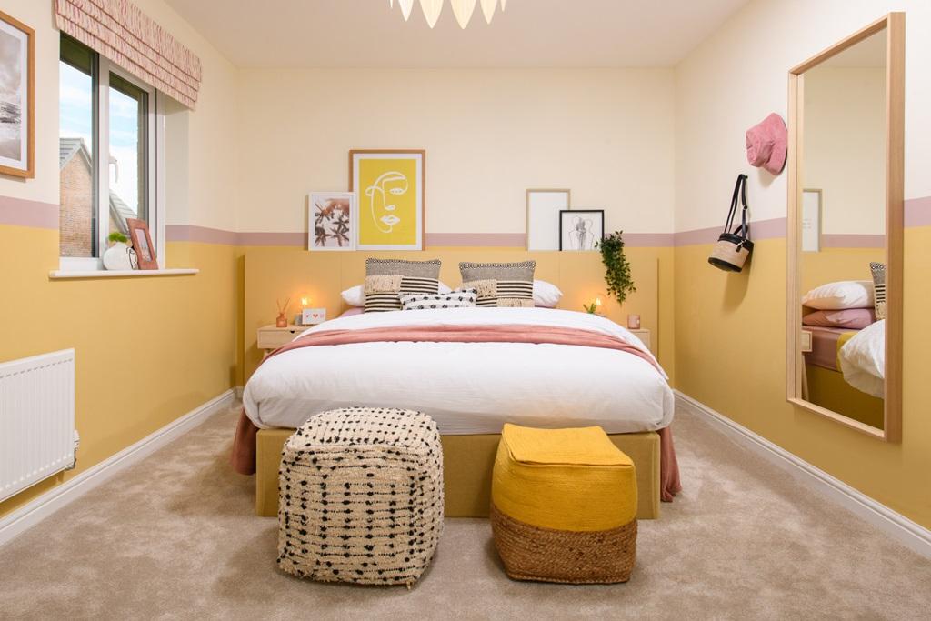 Modern double bedroom