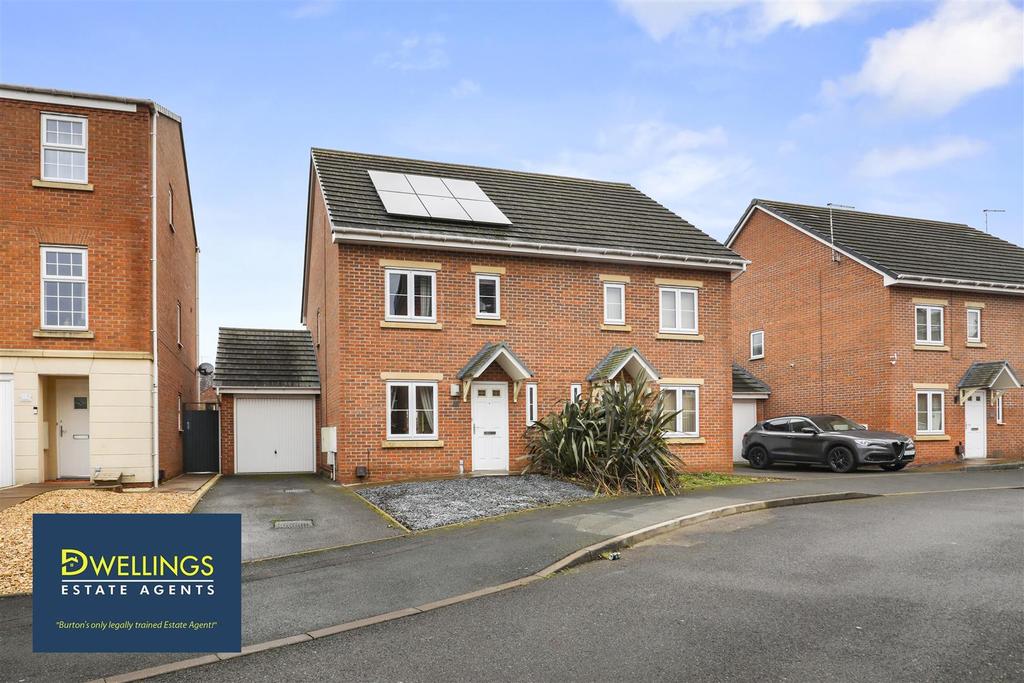 Saw Mill Way, BurtonOnTrent 3 bed semidetached house £210,000
