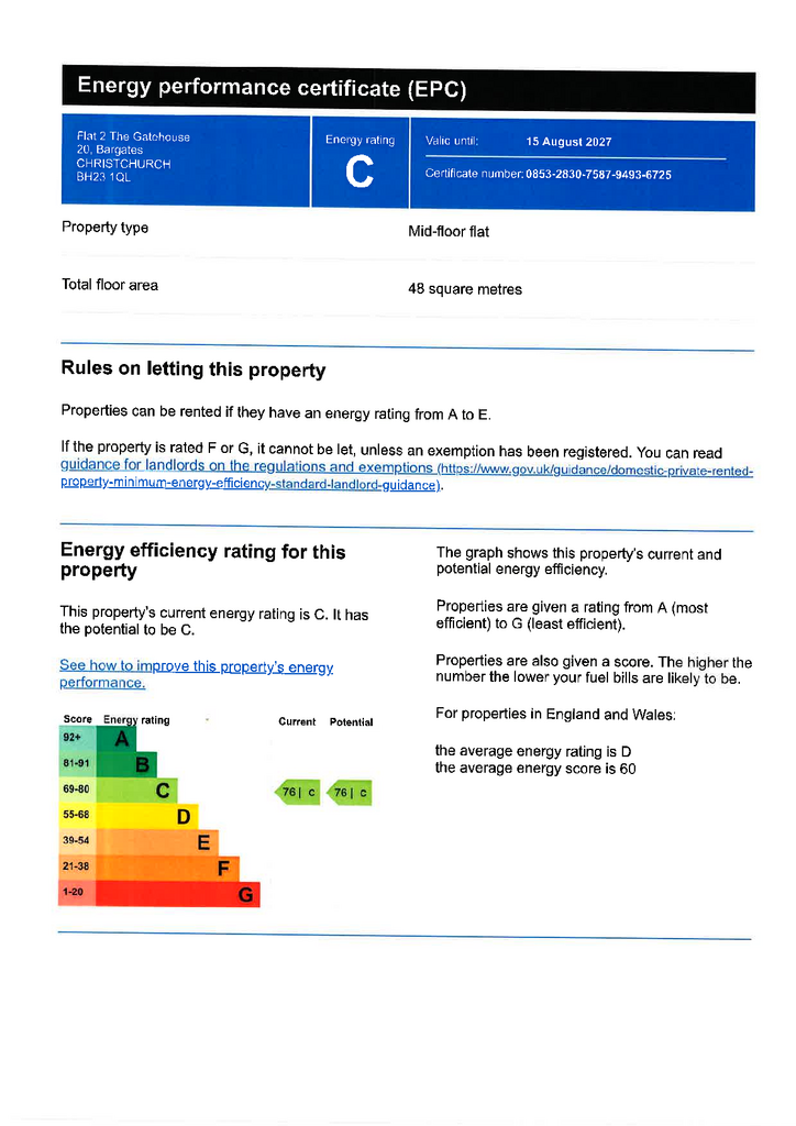 EPC Certificate