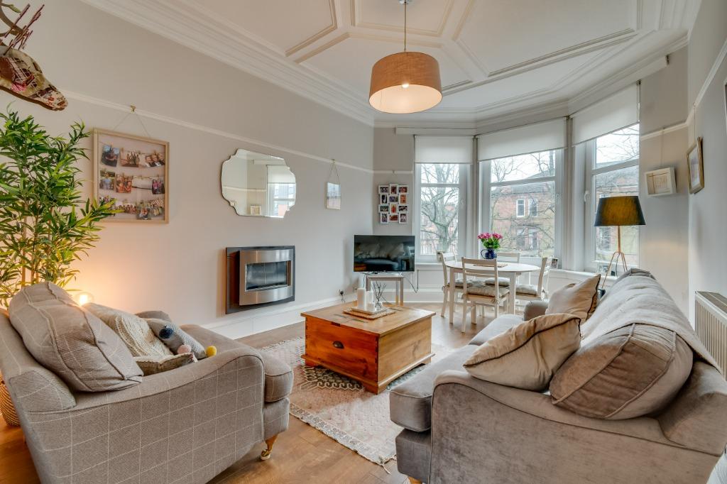 Queensborough Gardens, Flat 2/2, Hyndland, Glasgow, G12 9RU 2 bed flat