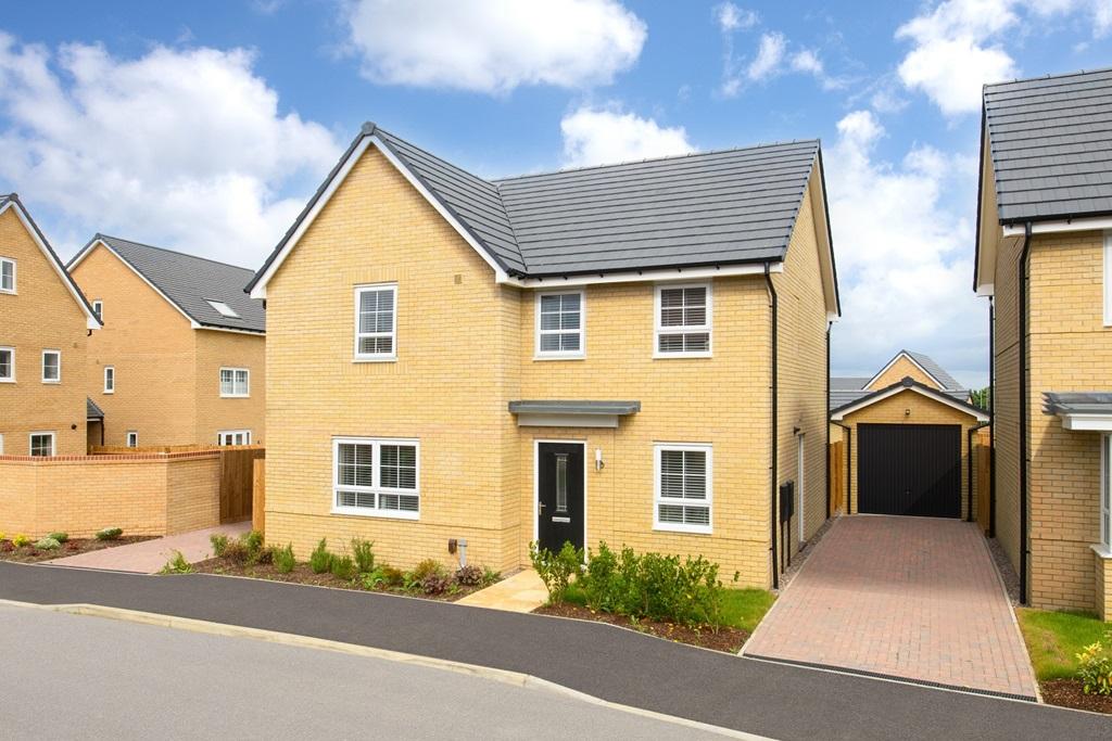 Front view of the 4 bedroom detached Radleigh