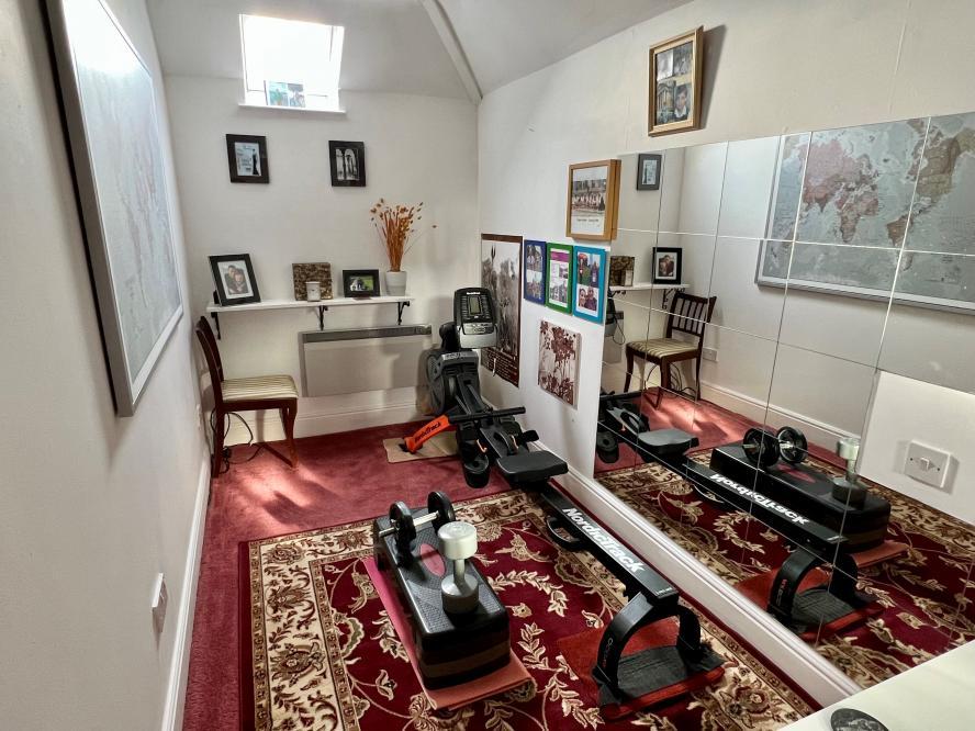 Bedroom - currently used as a gym