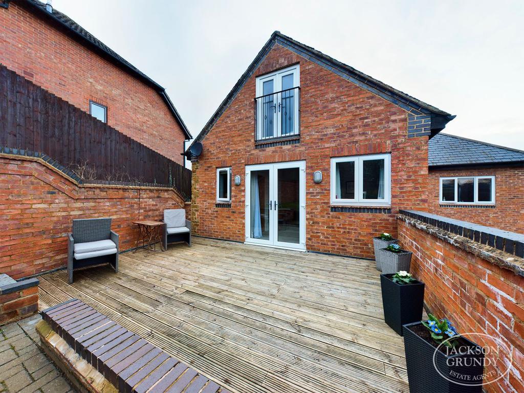 Rear of property