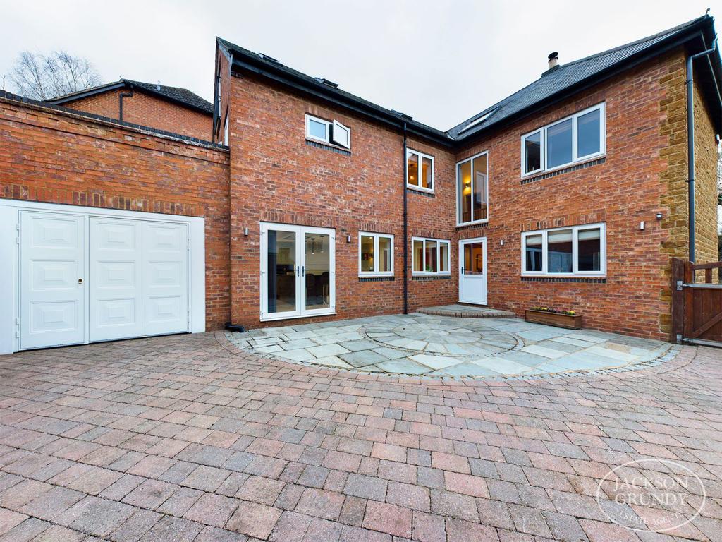 Rear of property