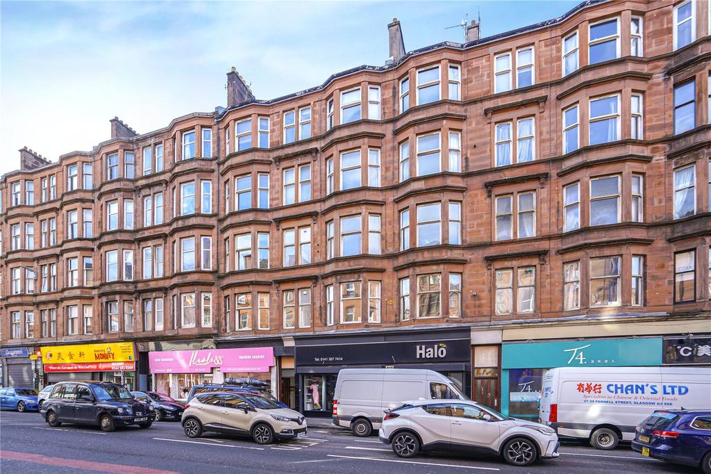 2/2, 129 Dumbarton Road, Glasgow, G11 1 bed flat - £130,000