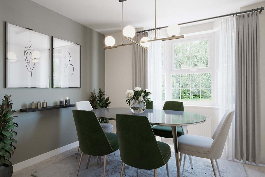 Dining room in an Emerson